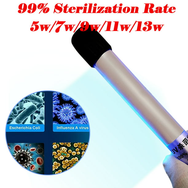 Portable Ultraviolet Germicidal Tube Lights UV Disinfection Lamps UVA Sterilizer 